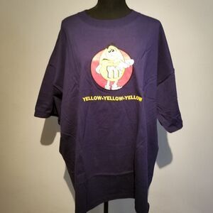 VINTAGE M&M MADE IN USA DEADSTOCK T SHIRT 2XL NWT.